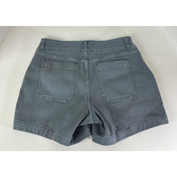 Spanx Stretch Twill 4" Shorts Smoothing Stretch 20318r Blue Women's XS X-Small - Picture 5 of 6